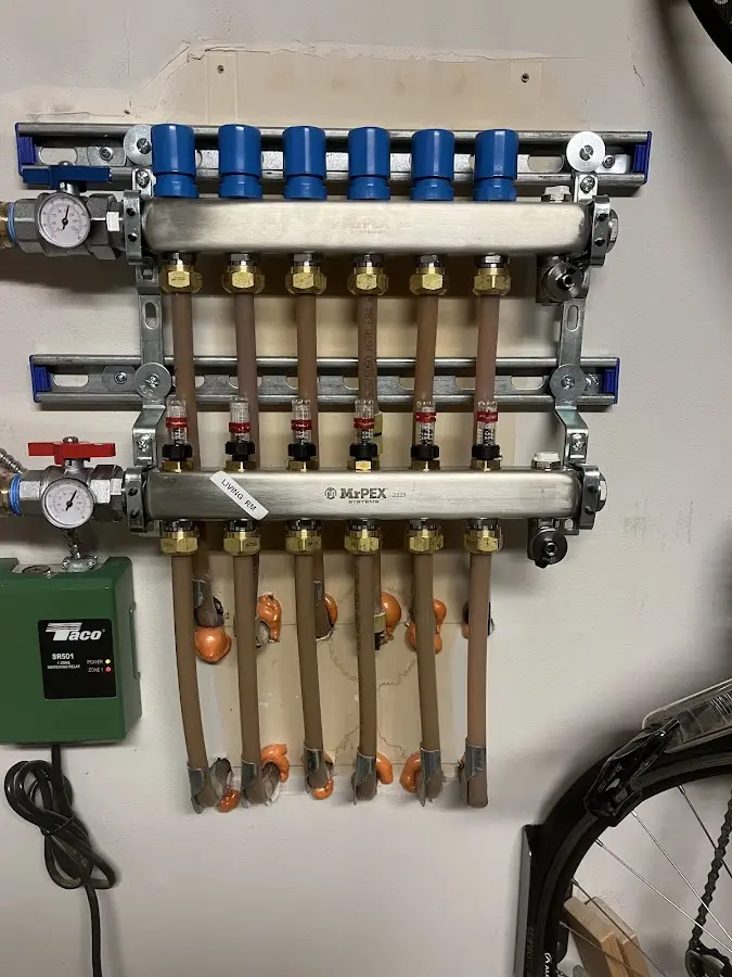 Plumber performing Leak Detection at a residential property in Chena Ridge